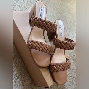 Steve Madden Women's Brown Braided Heels